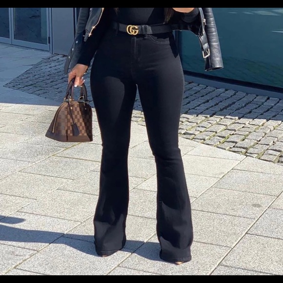 Black flare jeans - Picture 2 of 2